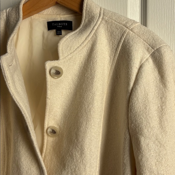 Talbots Ivory Button-Up Jacket - Picture 4 of 6